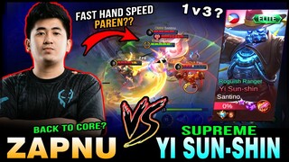 Lancelot Fast Hand Speed Gameplay by ZAPNU vs. Top Supreme Yi Sun-Shin in Rank ~ Mobile Legends