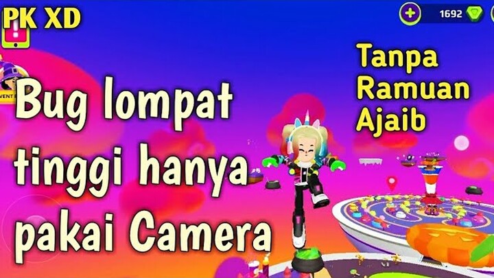 Bug lompat tinggi hanya pakai Camera tanpa ramuan ajaib di PK XD Update Halloween