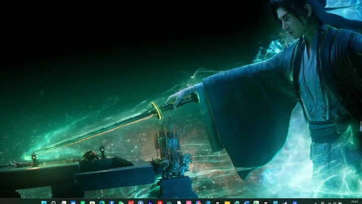 Wallpaper Engine凡人4K60帧动态壁纸:韩立神识化形持剑图
