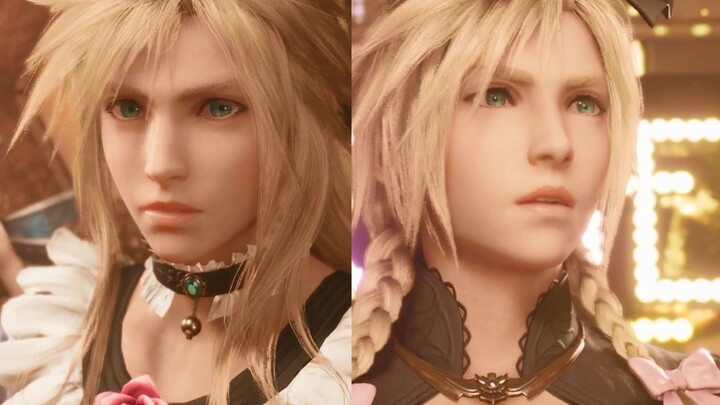 [Final Fantasy 7 Remake] Claude's two sets of women's clothing correspond to the response of the per