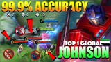 99.9% Johnson Driving Skill Accuracy! NEXT LEVEL | Top 1 Global Johnson Gameplay By Raiden ~ MLBB