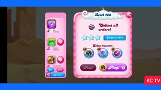 CANDY CRUSH SAGA LEVEL 423 (NEW VERSION)