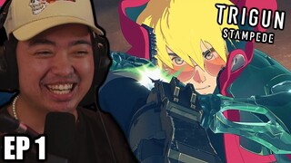 Is Trigun Stampede Good? || Episode 1 REACTION