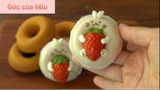 Thư giãn cùng món Hàn : Strawberry donuts 1 #videonauan