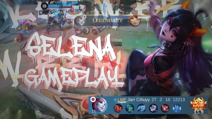 MLBB Gameplay Selena Panen kill 27
