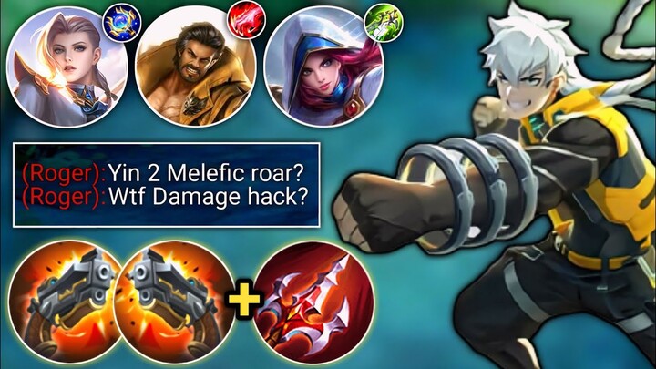 YIN VS GLOBAL ROGER & ANNOYING NATALIA | YIN NEW BEST BUILD & EMBLEM 2024 | MOBILE LEGENDS