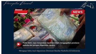 Mengapa Sabu Afganistan Diminati?