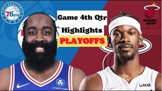 Philadelphia 76ers vs Miami Heat Game 4 Full Highlights 4th QTR | May 8 | 2022 NBA Season