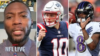 NFL LIVE | Mac Jones will cook Lamar Jackson - Ryan Clark on Week 3: Patriots vs. Ravens