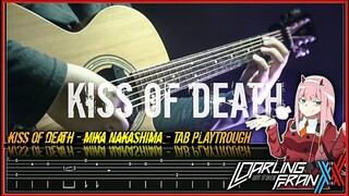 DARLING IN THE FRANXX - Kiss Of Death | FINGERSTYLE GUITAR TAB PLAYTROUGH