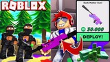 BUYING THE DARK MATTER GUN for 30,000 ROBUX & BECOMING OP IN ROBLOX BIG PAINTBALL!