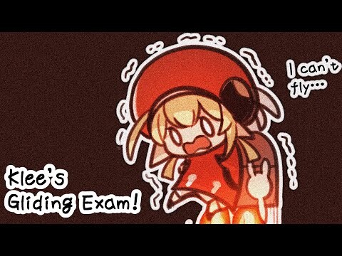 【Genshin Impact comic Dub】Klee's Gliding Exam