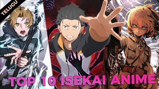 Top 10 Isekai Anime in Telugu