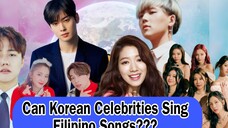 Very Extraordinary talents of Korean Celebrities!!!! Amazing how they can sing Filipino songs!!