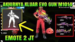 FREE FIRE!! BOCORAN EVO GUN M1014 TERBARU, EVO GUN SHOTGUN M1014, EVO GUN GREEN FLAME DRACO
