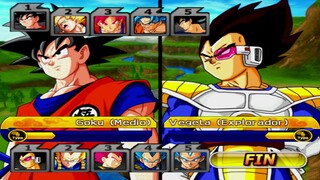 TODOS LOS GOKU VS TODOS LOS VEGETA DBZ BT3 LATINO MODS CPU VS CPU