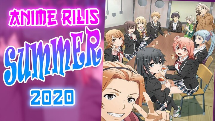 Jadwal Rilis Anime Summer 2020