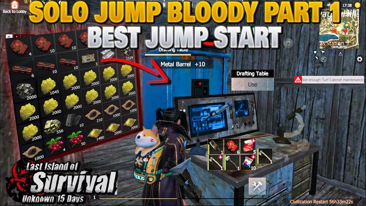 Best Start Solo Jump Journey Part 1 Solo Vs Legion Last Island of Survival  Last Day Rules Survival