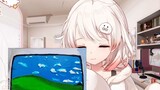 Chú hải cẩu nhỏ vừa ném bánh vào quần áo vừa ăn màn hình [Haruka Shirakami]