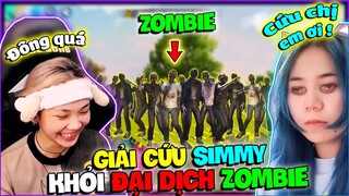 Ruby Thử Thách 24h " GIẢI CỨU MÈO SIMMY " Khỏi Đại Dịch ZOOMBIE Cực Nguy Hiểm