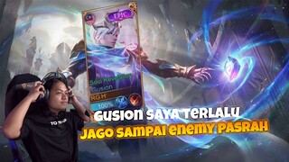 GUSION SAYA TERLALU JAGO SAMPAI ENEMY PASRAH ! COMETOPAPA MLBB