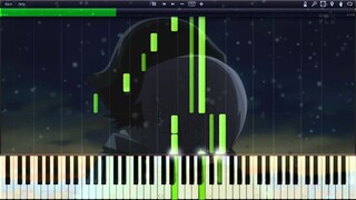 [Synthesia] Mirai Nikki BGM - Here with you ~ OST Track 5 / Emotional Piano OST [Mirai Nikki]