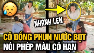 Phép màu CÓ HẠN, cô đồng PHUN NƯỚC BỌT ngập mặt con nhang khiến ai cũng phải KHÓC THÉT vì sự DƠ BẨN