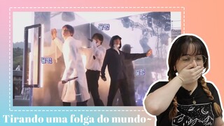 REAGINDO À 'TIRE UMA FOLGA DO MUNDO COM O BTS' #SEMANABTS