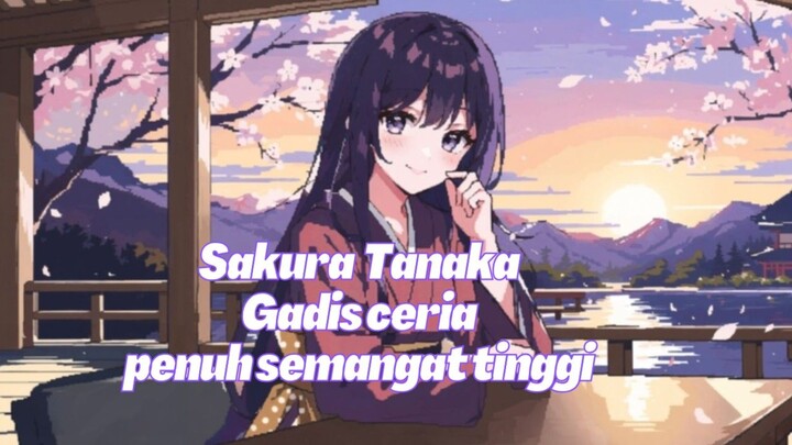 Sakura Tanaka gadis ceria penuh semangat tinggi