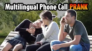 Multilingual phone call prank