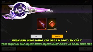 Free Fire| Test thực hư sức mạnh của súng nâng cấp mạnh nhất Free Fire M1887 nâng cấp level 7