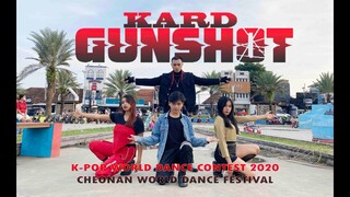 "Kpop_Cheonan" [KPOP IN PUBLIC] KARD (카드) - GUNSHOT (건샷) Dance Cover by MORFEO FROM INDONESIA