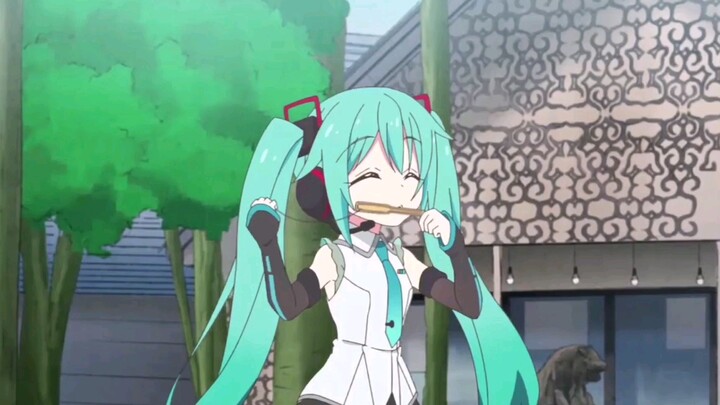 Hatsune Miku plays the harmonica for 20 seconds