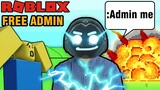 Roblox ฮาๆ:ประสบการณ์ เป็นเเอดมิน:free admin:Roblox สนุกๆ