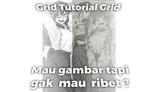 Mau gambar tapi gak mau ribet?pake grid yang simpel aja cuma 1 menit jadi