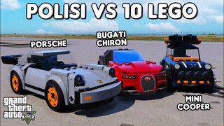 10 MOBIL LEGO RAMPOK BANK BESAR - GTA 5 ROLEPLAY