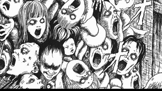 A huge whirlpool formed in the town, and all Japanese warships were destroyed. "Junji Ito: Chaos Con