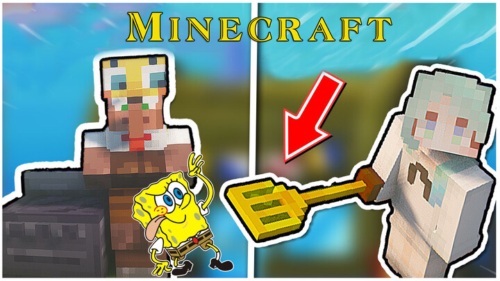 Minecraft X SpongeBob? Spatula Emas Khusus serta Sarung Tangan Karate Sandy