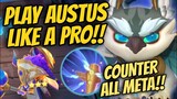 ALL TIME BEST COMMANDER !! AUSTUS SKILL 3 PRO GAMEPLAY !! MAGIC CHESS MOBILE LEGENDS