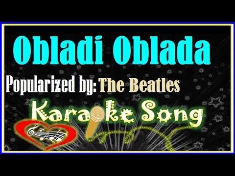 Obladi Oblada Karaoke Version by The Beatles -Minus One-Karaoke Cover
