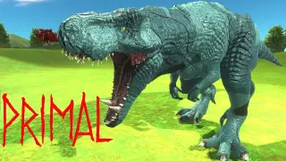 Fang the t-rex & Spear (Primal)! - Animal Revolt Battle Simulator