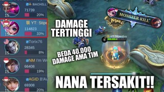 Nana Tersakit 2023!! Sampe Gendong Hero Tier S Gloo & Wanwan!! Mobile Legends