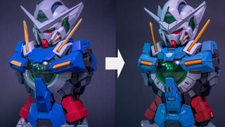 1/60 Bandai PG Exia Gundam Ukiran + Modifikasi Kecil + Lukisan Bayangan-Part1