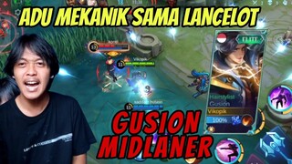 TIDAK BISA DIATUR? Lagi pula untuk apa mengatur orang | GUSION MIDLANER | Mobile Legends