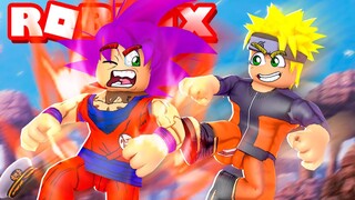 GOKU vs NARUTO in an ANIME BATTLE in ROBLOX