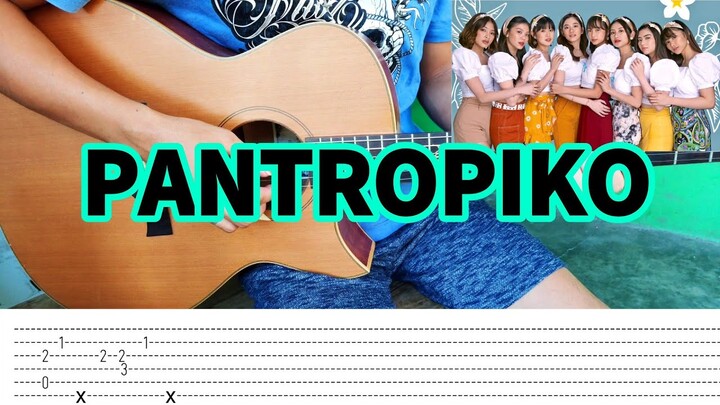 PANTROPIKO - BINI - Fingerstyle Guitar (Tabs) Chords Lyrics
