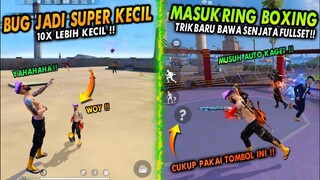 TOP 5 DAFTAR TRIK DAN BUG TERBARU DI FREE FIRE - MASUK RING BOXING PAKAI SURFBOARD !! BUG JADI KECIL