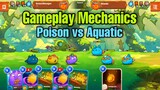 Axie Infinity Origin Arena Gameplay Mechanics | Poison Team Vs Triple Aqua | Free to Play (Tagalog)