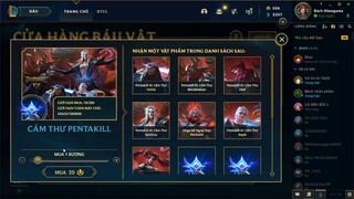 [LMHT] Review Sự Kiện Cửa Hàng Báu Vật - Cấm Thư Pentakill  Và Sở Hữu Sớm Skin Pentakill 2021 :3 =))