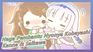 [Naga Pembantu Nyonya Kobayashi] [Kanna & Saikawa] Minggu Pagi
